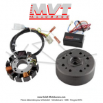 Allumage MVT Millenium EXT101 (Rotor externe) - avec fonction clairage - pour Mobylette Motobcane / MBK 51  Kick (AV10)