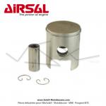 Piston Airsal 39 - Mono-Segment - pour kit Airsal rf.02141139 pour Mobylette Motobcane MBK 51 (AV10) Liquide H2O LC
