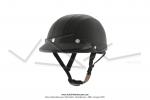 Casque Bol Demi-Jet Simili-cuir Noir style Rtro Vintage pour SoleX / Mobylette Motobcane / Peugeot / Vespa