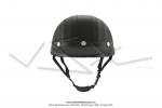 Casque Bol Demi-Jet Simili-cuir Noir style Rtro Vintage pour SoleX / Mobylette Motobcane / Peugeot / Vespa