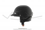 Casque Bol Demi-Jet Simili-cuir Noir style Rtro Vintage pour SoleX / Mobylette Motobcane / Peugeot / Vespa