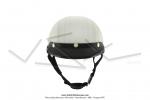 Casque Bol Demi-Jet Simili-cuir Blanc style Rtro Vintage pour SoleX / Mobylette Motobcane / Peugeot / Vespa  (2nd Choix)