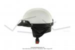 Casque Bol Demi-Jet Simili-cuir Blanc style Rtro Vintage pour SoleX / Mobylette Motobcane / Peugeot / Vespa  (2nd Choix)