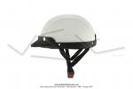 Casque Bol Demi-Jet Simili-cuir Blanc style Rtro Vintage SoleX / Mobylette Motobcane / Peugeot / Vespa  (2nd Choix)