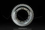 Couronne int.94mm - 44 dents - camb. 12mm - CHARVIN France - pour Mobylette Motobcane Motoconfort MBK / Roue  rayons