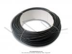 Souplisseau de gaine 12mm Noir / le mtre