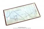 Porte Carte Grise Motobcane Bordeau et Argent Sudine VSX France
