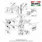 Carburateur Dell'Orto PHBG 15 AS (Montage rigide / Starter direct) - 2 temps (02518)