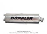 Silencieux d'chappement (Cartouche) Doppler ER1 - Aluminium - pour Peugeot 103 / Mobylette Motobcane MBK 51 (AV10)