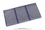 Porte Carte Grise Motobcane Bleu Roi et Blanc Sudine