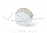 Cuvelage de clignotant Chrom (support carr) - Officiel Motobcane - pour Mobylette Motobcane Motoconfort MBK 51 Daytona Cruiser / White Horse / New West (montage souple)