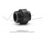 Rotule de pot d'chappement M38 x 150 - 32mm -  segment - Comptition - pour Mobylette Motobcane / MBK 51