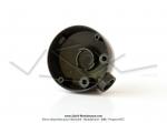 Cuvelage de clignotant Noir (support cylindrique) - Officiel Motobcane - pour Mobylette Motobcane Motoconfort MBK (montage rigide)