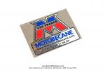 Autocollant concessionnaire de garde-boue Motobcane - tricolore (50x65mm)
