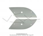 Autocollants Argent Mat de flancs de rservoir Mobylette Motobcane / Motoconfort L99E / L75N / SP94TT (la paire)