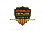Autocollant concessionnaire de garde-boue Motobcane - Gaulois (65x53mm)