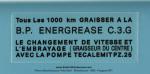 Autocollant de cache-variateur  BP-ENERGREASE  - non encadr - Officiel Motobcane pour Mobylettes Motobcane / Motoconfort / MBK