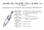 Jauge / Pige de calage d'allumage  239 bis  Spciale pour Mobylette Motobcane Motoconfort MBK AV7 / AV10 / Isodyne (...)