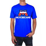 T-shirt Bleu avec logo tricolore  MOTOBECANE  - Taille M