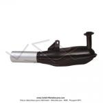 Pot d'chappement  bride type Cobra pour Peugeot 103 SP / SPX / RCX