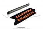 Housse de barre de renfort Noire / Orange pour Peugeot 103 RCX