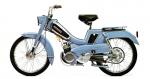 Peinture Bleu Clair ref.1345 pour Mobylette Motobcane Motoconfort MBK AV88 (aprs 61) Arosol 400ml