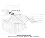 Entretoise de culasse Lg.41mm pour Mobylette Motobcane AV89 / SP TT / SP 50 / SP98