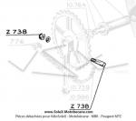 Clavette de pdalier 9mm Spciale pour SoleX