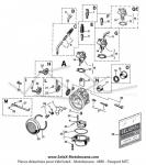 Carburateur Dell'Orto SHA 16/16G (Montage rigide / Starter  levier) - 2 temps (02152)