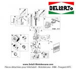 Carburateur Dell'Orto PHBG 15 AS (Montage rigide / Starter direct) - 4 temps (02517)