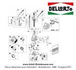 Carburateur Dell'Orto PHBG 15 BS (Montage souple / Starter direct) - 2 temps (02508)