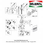 Carburateur Dell'Orto PHBG 16 AS (Montage rigide / Starter direct) - 4 temps (02519)