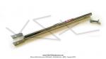 Barre de renfort droite chrome EBR (Raidisseur de cadre) pour Peugeot 103 SP MVL (32mm)