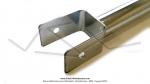 Barre de renfort droite chrome EBR (Raidisseur de cadre) pour Peugeot 103 SP MVL (32mm)