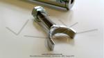Barre de renfort droite chrome EBR (Raidisseur de cadre) pour Peugeot 103 SP MVL (32mm)