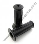 Poignes de guidon noires caoutchouc - Officielles Motobcane - annes 60' / 70' - pour Mobylettes Motobcane / Motoconfort