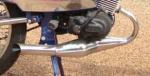Pot d'chappement Cobra LeoVince - Chrom Biseaut - pour Mobylette Motobcane / MBK 51 Daytona Cruiser (AV10)