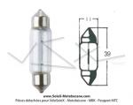 Ampoule  Navette  Lg.39mm / T11 - 12v 10w
