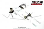 Kit de fixation de pot d'chappement avec rotule - Giannelli - pour Peugeot 103 SPX / RCX  bras oscillant carr