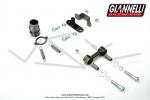 Kit de fixation de pot d'chappement avec rotule - Giannelli - pour Mobylette Motobcane / MBK 51  bras oscillant carr