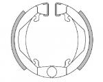 Mchoires de frein  tambour type LELEU 80mm x 18mm - Polini - pour Mobylette Motobcane Motoconfort MBK 51 / Peugeot 103 (la paire)