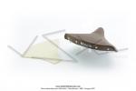 Dessus de selle  J.Reydel  - Modle troit (24x23,4) - Marron Clair - Mobylette