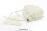 Dessus de selle  J.Reydel  - Modle troit (24x24) - Beige - Mobylette