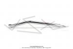 Barre de renfort coude chrome EBR (Raidisseur de cadre) pour Peugeot 103 SPX / RCX (32mm)