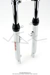 Fourche chrome EBR pour Mobylettes MBK 51 (28mm)