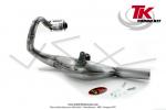 Pot d'chappement Turbokit - Verni - Spcial Kits 70cc - pour Mobylette Motobcane / MBK 88 / 40 / 50 / 51 (AV7 / AV10)