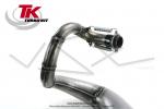 Pot d'chappement Turbokit - Verni - Spcial Kits 70cc - pour Mobylette Motobcane / MBK 88 / 40 / 50 / 51 (AV7 / AV10)