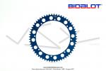 Couronne Bidalot - Aluminium 7075 Zicral - 60 dents - 415 - 8 trous - 176mm - Anodise Bleue