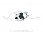 Commutateur / Commodo chrom 3 positions - Fixation par collier