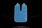 Tablier Bleu Atoll (finitions Blanches) - Prosac - pour VloSoleX 5000